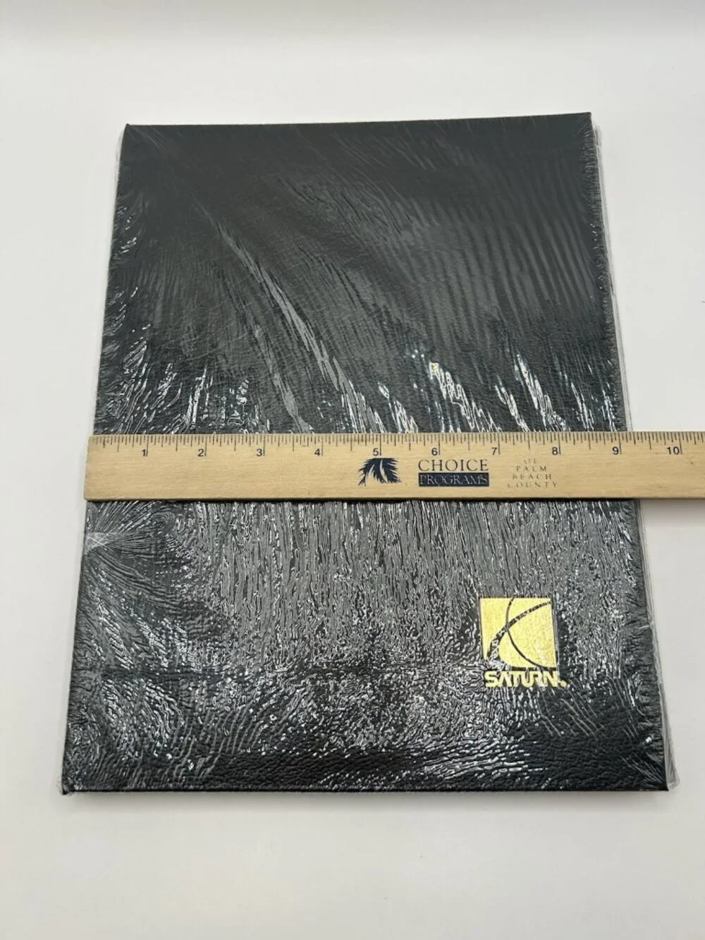 Saturn Dealership Portfolio Folder Notepad Faux Leather Business Padfolio New